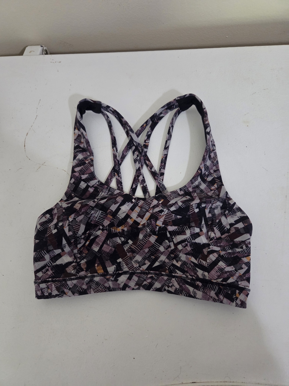 Lululemon Energy Bra Kaleidoscopic Pink Multi Size 2